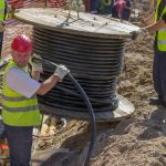 Belgrade,,Serbia,-,September,30:,Installing,New,Ground,Infrastructure,In